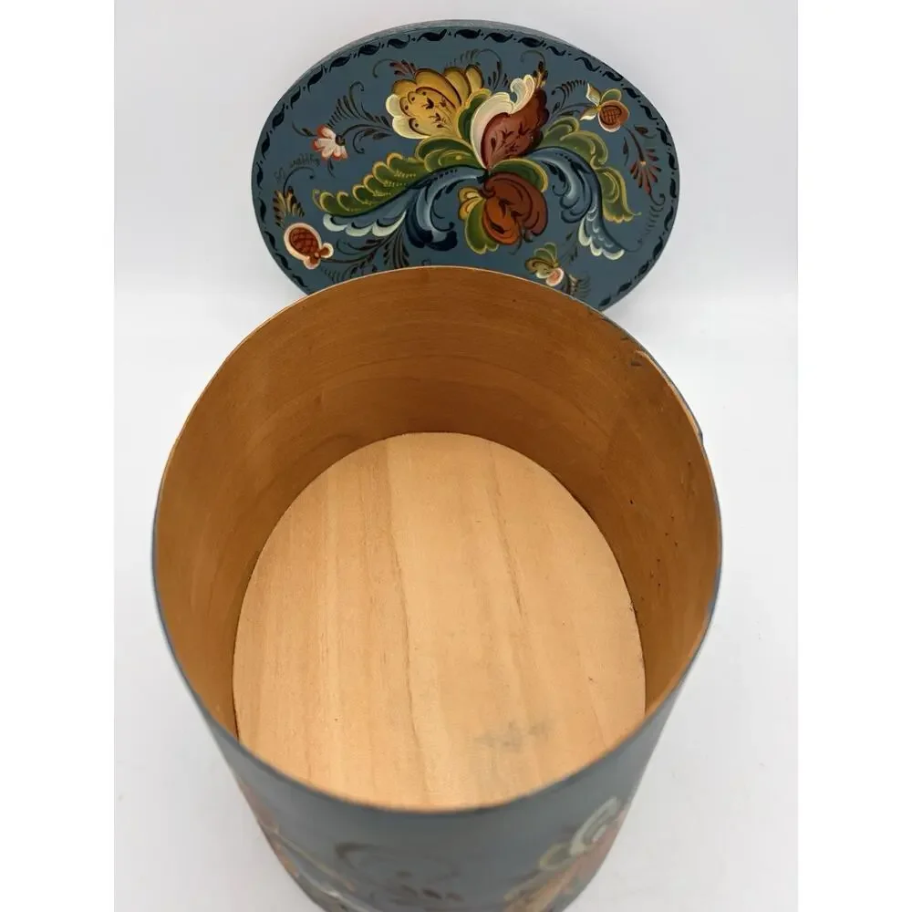 Authentic Scandinavian Bent Wood Box. Hand Made.